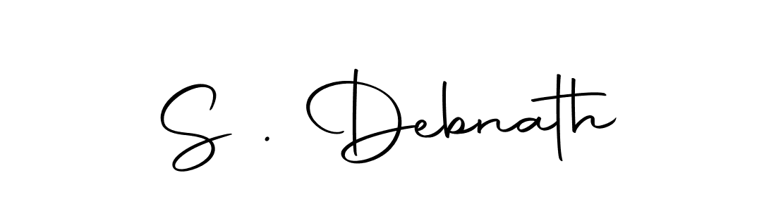 Design your own signature with our free online signature maker. With this signature software, you can create a handwritten (Autography-DOLnW) signature for name S . Debnath. S . Debnath signature style 10 images and pictures png