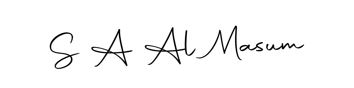 Design your own signature with our free online signature maker. With this signature software, you can create a handwritten (Autography-DOLnW) signature for name S A Al Masum. S A Al Masum signature style 10 images and pictures png