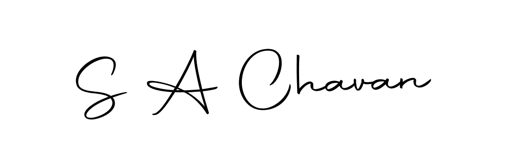 You should practise on your own different ways (Autography-DOLnW) to write your name (S A Chavan) in signature. don't let someone else do it for you. S A Chavan signature style 10 images and pictures png