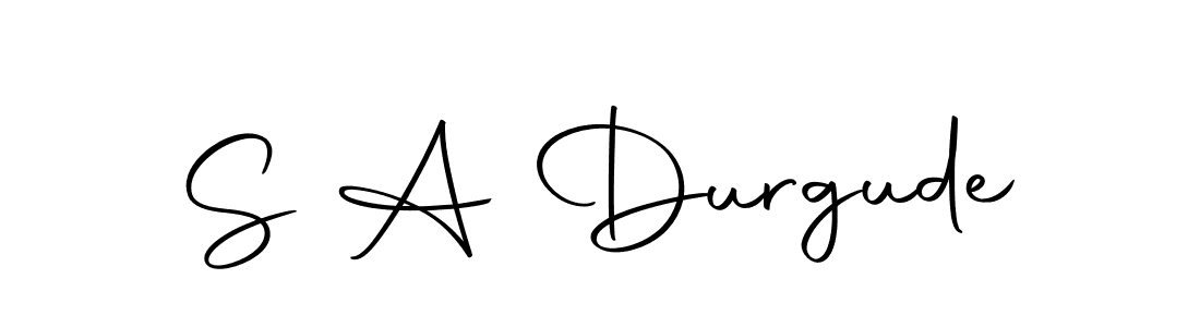 Here are the top 10 professional signature styles for the name S A Durgude. These are the best autograph styles you can use for your name. S A Durgude signature style 10 images and pictures png