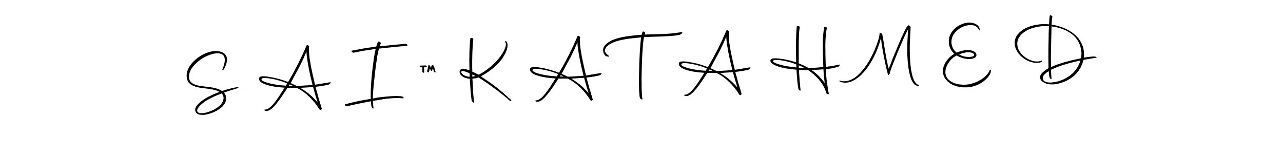 This is the best signature style for the S A I ™ K A T A H M E D name. Also you like these signature font (Autography-DOLnW). Mix name signature. S A I ™ K A T A H M E D signature style 10 images and pictures png