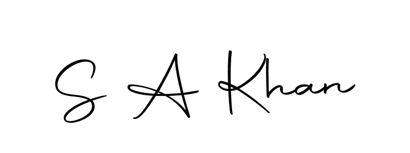 S A Khan stylish signature style. Best Handwritten Sign (Autography-DOLnW) for my name. Handwritten Signature Collection Ideas for my name S A Khan. S A Khan signature style 10 images and pictures png