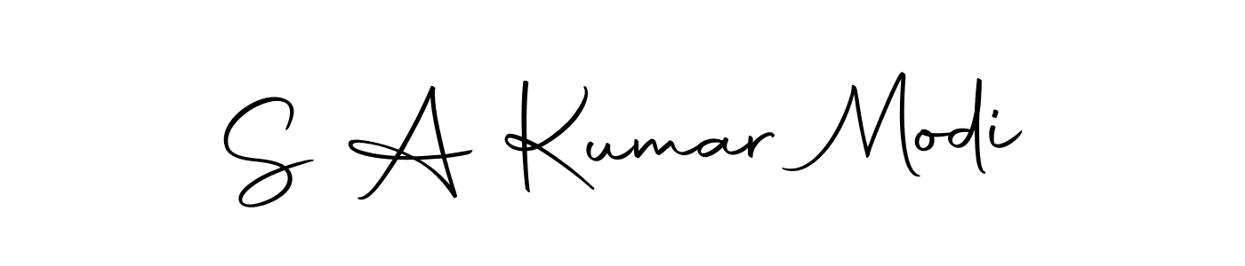 Design your own signature with our free online signature maker. With this signature software, you can create a handwritten (Autography-DOLnW) signature for name S A Kumar Modi. S A Kumar Modi signature style 10 images and pictures png