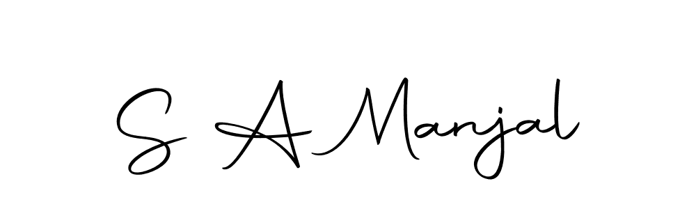 Autography-DOLnW is a professional signature style that is perfect for those who want to add a touch of class to their signature. It is also a great choice for those who want to make their signature more unique. Get S A Manjal name to fancy signature for free. S A Manjal signature style 10 images and pictures png