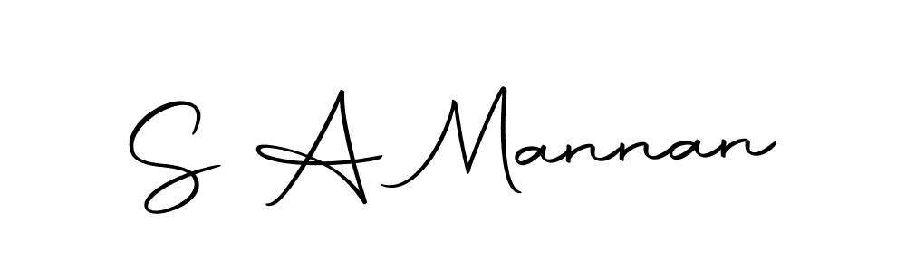 Use a signature maker to create a handwritten signature online. With this signature software, you can design (Autography-DOLnW) your own signature for name S A Mannan. S A Mannan signature style 10 images and pictures png