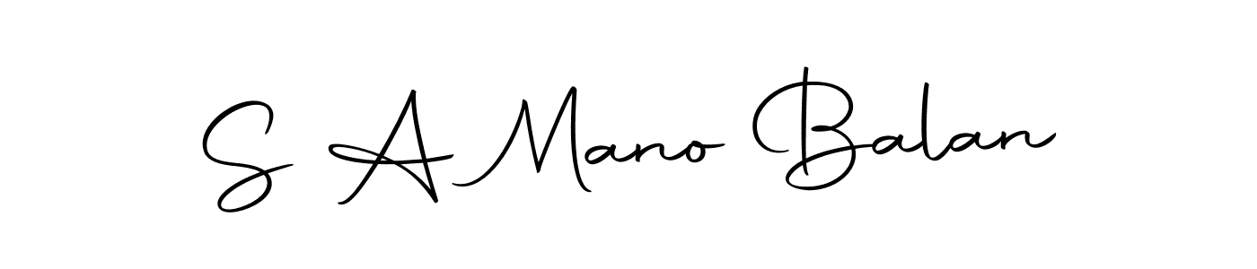 Also You can easily find your signature by using the search form. We will create S A Mano Balan name handwritten signature images for you free of cost using Autography-DOLnW sign style. S A Mano Balan signature style 10 images and pictures png
