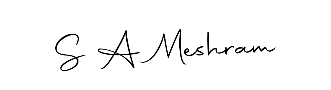 How to make S A Meshram signature? Autography-DOLnW is a professional autograph style. Create handwritten signature for S A Meshram name. S A Meshram signature style 10 images and pictures png