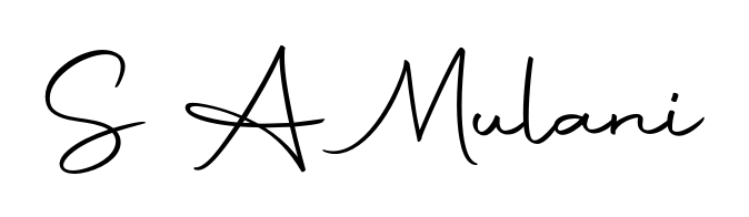 Make a beautiful signature design for name S A Mulani. With this signature (Autography-DOLnW) style, you can create a handwritten signature for free. S A Mulani signature style 10 images and pictures png