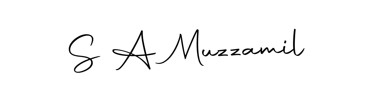 Make a beautiful signature design for name S A Muzzamil. With this signature (Autography-DOLnW) style, you can create a handwritten signature for free. S A Muzzamil signature style 10 images and pictures png