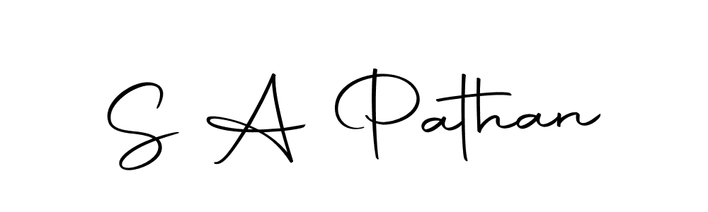 S A Pathan stylish signature style. Best Handwritten Sign (Autography-DOLnW) for my name. Handwritten Signature Collection Ideas for my name S A Pathan. S A Pathan signature style 10 images and pictures png