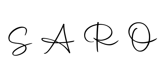 Make a beautiful signature design for name S A R O. With this signature (Autography-DOLnW) style, you can create a handwritten signature for free. S A R O signature style 10 images and pictures png
