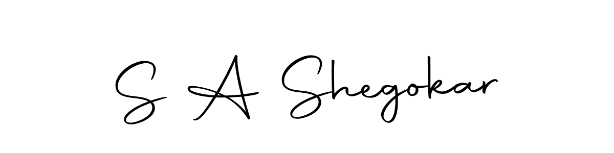 Use a signature maker to create a handwritten signature online. With this signature software, you can design (Autography-DOLnW) your own signature for name S A Shegokar. S A Shegokar signature style 10 images and pictures png