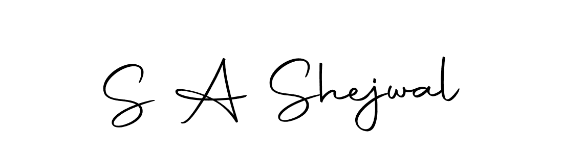 You should practise on your own different ways (Autography-DOLnW) to write your name (S A Shejwal) in signature. don't let someone else do it for you. S A Shejwal signature style 10 images and pictures png