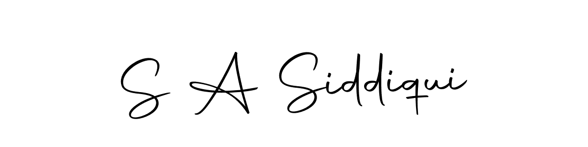Make a beautiful signature design for name S A Siddiqui. With this signature (Autography-DOLnW) style, you can create a handwritten signature for free. S A Siddiqui signature style 10 images and pictures png