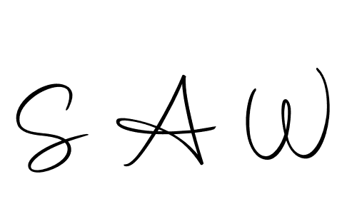How to Draw S A W signature style? Autography-DOLnW is a latest design signature styles for name S A W. S A W signature style 10 images and pictures png