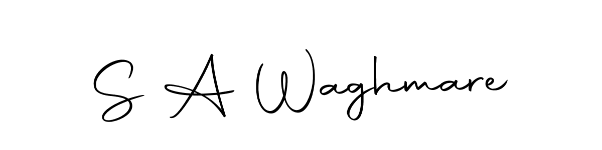 Make a beautiful signature design for name S A Waghmare. With this signature (Autography-DOLnW) style, you can create a handwritten signature for free. S A Waghmare signature style 10 images and pictures png