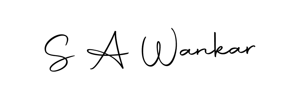 Make a short S A Wankar signature style. Manage your documents anywhere anytime using Autography-DOLnW. Create and add eSignatures, submit forms, share and send files easily. S A Wankar signature style 10 images and pictures png