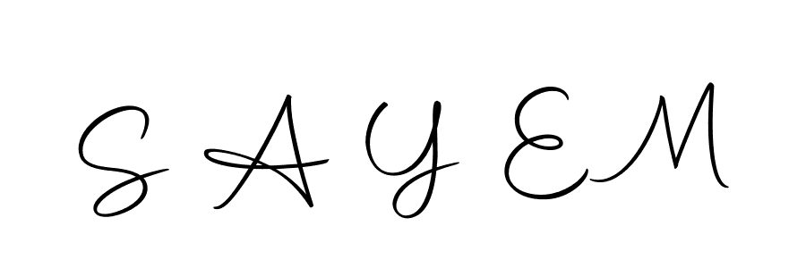 Also You can easily find your signature by using the search form. We will create S A Y E M name handwritten signature images for you free of cost using Autography-DOLnW sign style. S A Y E M signature style 10 images and pictures png