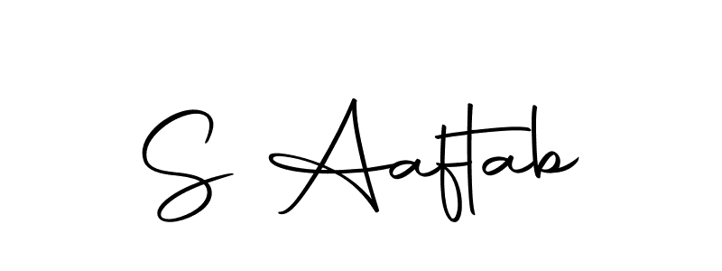 How to make S Aaftab signature? Autography-DOLnW is a professional autograph style. Create handwritten signature for S Aaftab name. S Aaftab signature style 10 images and pictures png