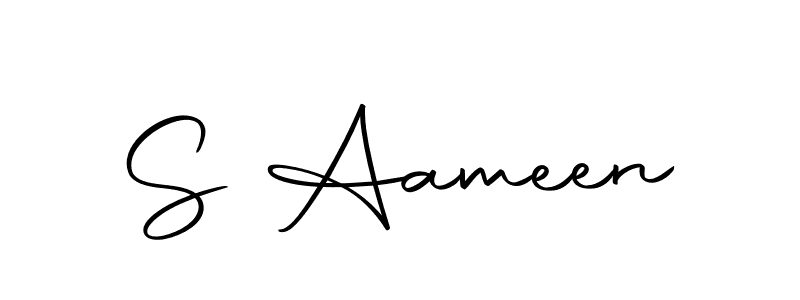 How to make S Aameen signature? Autography-DOLnW is a professional autograph style. Create handwritten signature for S Aameen name. S Aameen signature style 10 images and pictures png