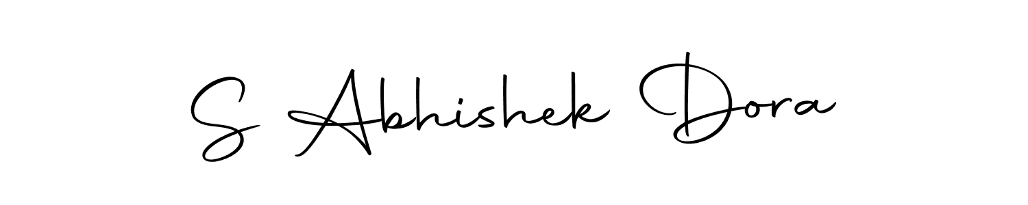 You can use this online signature creator to create a handwritten signature for the name S Abhishek Dora. This is the best online autograph maker. S Abhishek Dora signature style 10 images and pictures png