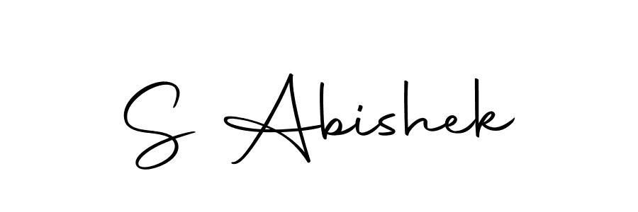 Also You can easily find your signature by using the search form. We will create S Abishek name handwritten signature images for you free of cost using Autography-DOLnW sign style. S Abishek signature style 10 images and pictures png