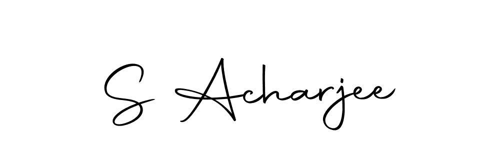 Make a beautiful signature design for name S Acharjee. With this signature (Autography-DOLnW) style, you can create a handwritten signature for free. S Acharjee signature style 10 images and pictures png