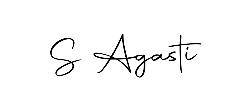 S Agasti stylish signature style. Best Handwritten Sign (Autography-DOLnW) for my name. Handwritten Signature Collection Ideas for my name S Agasti. S Agasti signature style 10 images and pictures png