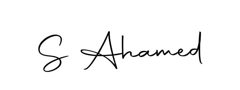 Make a short S Ahamed signature style. Manage your documents anywhere anytime using Autography-DOLnW. Create and add eSignatures, submit forms, share and send files easily. S Ahamed signature style 10 images and pictures png