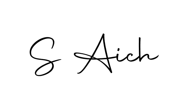 S Aich stylish signature style. Best Handwritten Sign (Autography-DOLnW) for my name. Handwritten Signature Collection Ideas for my name S Aich. S Aich signature style 10 images and pictures png