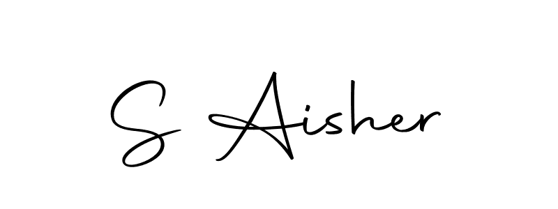 It looks lik you need a new signature style for name S Aisher. Design unique handwritten (Autography-DOLnW) signature with our free signature maker in just a few clicks. S Aisher signature style 10 images and pictures png