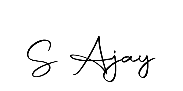 Similarly Autography-DOLnW is the best handwritten signature design. Signature creator online .You can use it as an online autograph creator for name S Ajay. S Ajay signature style 10 images and pictures png