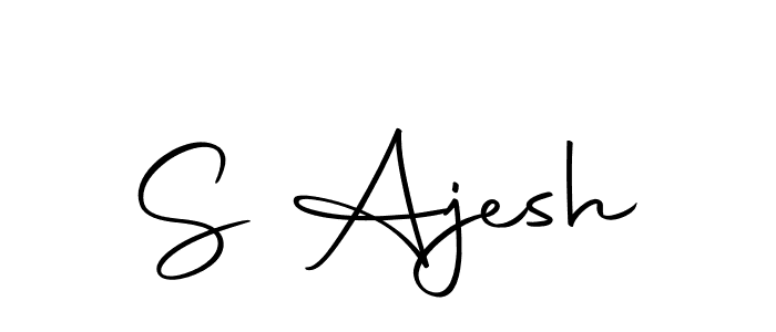 Similarly Autography-DOLnW is the best handwritten signature design. Signature creator online .You can use it as an online autograph creator for name S Ajesh. S Ajesh signature style 10 images and pictures png