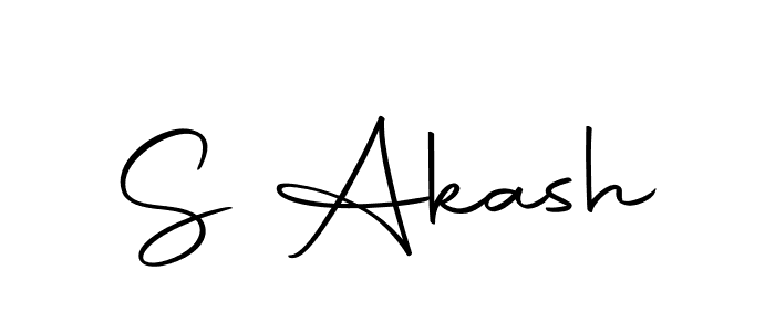 The best way (Autography-DOLnW) to make a short signature is to pick only two or three words in your name. The name S Akash include a total of six letters. For converting this name. S Akash signature style 10 images and pictures png