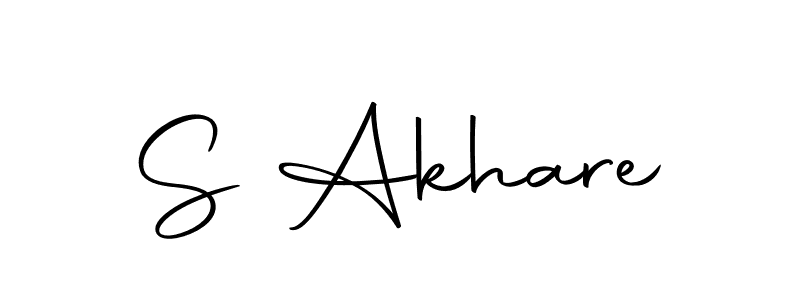 Similarly Autography-DOLnW is the best handwritten signature design. Signature creator online .You can use it as an online autograph creator for name S Akhare. S Akhare signature style 10 images and pictures png