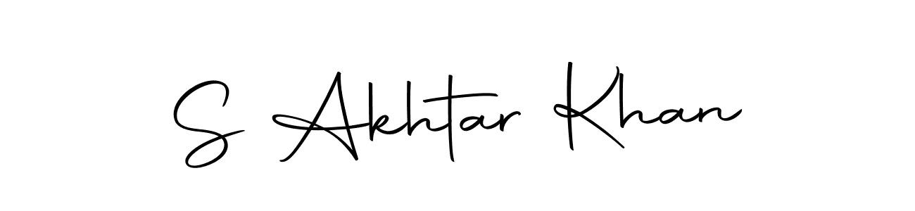 The best way (Autography-DOLnW) to make a short signature is to pick only two or three words in your name. The name S Akhtar Khan include a total of six letters. For converting this name. S Akhtar Khan signature style 10 images and pictures png