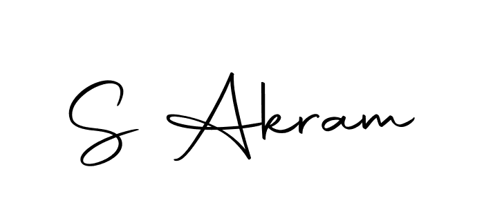 The best way (Autography-DOLnW) to make a short signature is to pick only two or three words in your name. The name S Akram include a total of six letters. For converting this name. S Akram signature style 10 images and pictures png