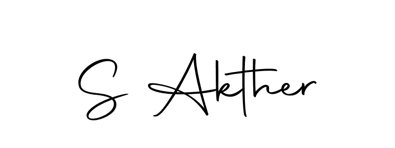 You can use this online signature creator to create a handwritten signature for the name S Akther. This is the best online autograph maker. S Akther signature style 10 images and pictures png