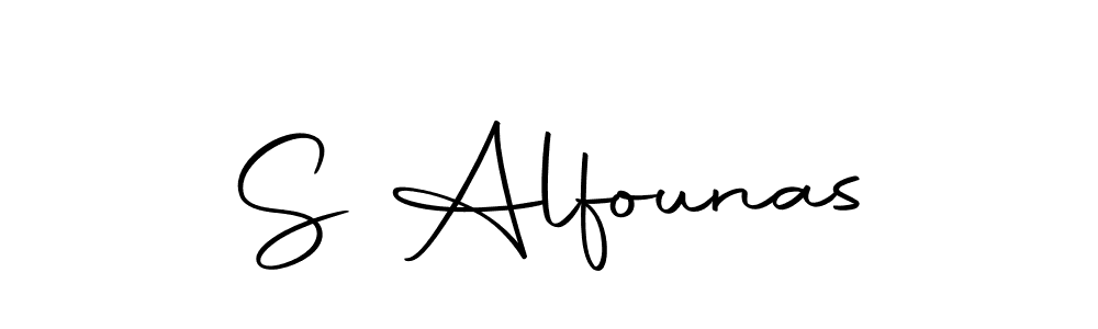 if you are searching for the best signature style for your name S Alfounas. so please give up your signature search. here we have designed multiple signature styles  using Autography-DOLnW. S Alfounas signature style 10 images and pictures png