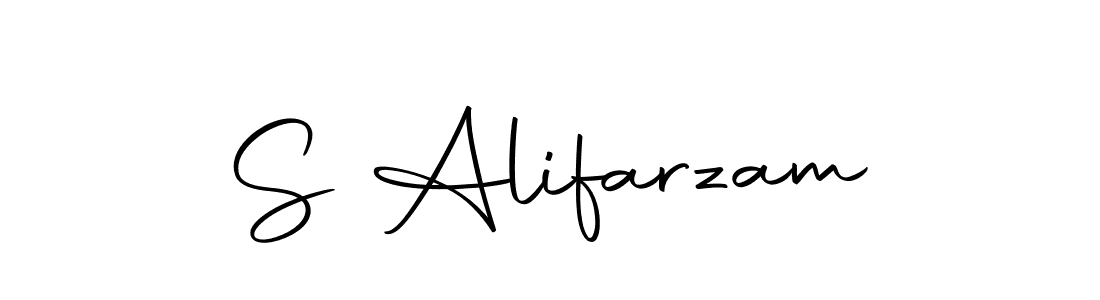 Use a signature maker to create a handwritten signature online. With this signature software, you can design (Autography-DOLnW) your own signature for name S Alifarzam. S Alifarzam signature style 10 images and pictures png