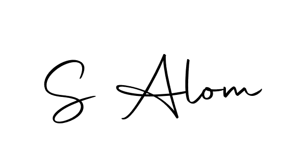 Make a beautiful signature design for name S Alom. Use this online signature maker to create a handwritten signature for free. S Alom signature style 10 images and pictures png