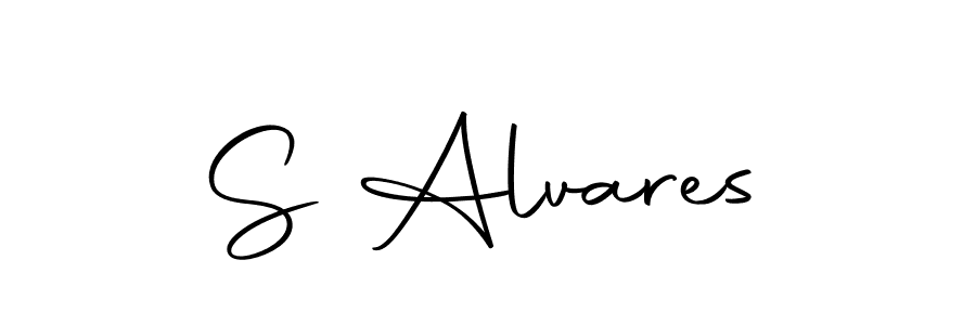 You should practise on your own different ways (Autography-DOLnW) to write your name (S Alvares) in signature. don't let someone else do it for you. S Alvares signature style 10 images and pictures png