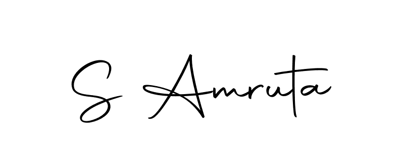 Also we have S Amruta name is the best signature style. Create professional handwritten signature collection using Autography-DOLnW autograph style. S Amruta signature style 10 images and pictures png