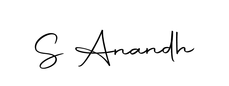 if you are searching for the best signature style for your name S Anandh. so please give up your signature search. here we have designed multiple signature styles  using Autography-DOLnW. S Anandh signature style 10 images and pictures png