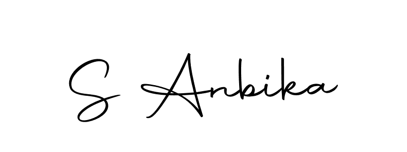 You can use this online signature creator to create a handwritten signature for the name S Anbika. This is the best online autograph maker. S Anbika signature style 10 images and pictures png