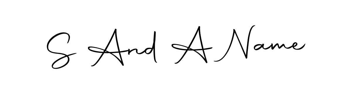 Autography-DOLnW is a professional signature style that is perfect for those who want to add a touch of class to their signature. It is also a great choice for those who want to make their signature more unique. Get S And A Name name to fancy signature for free. S And A Name signature style 10 images and pictures png