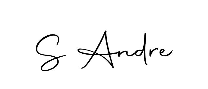 Create a beautiful signature design for name S Andre. With this signature (Autography-DOLnW) fonts, you can make a handwritten signature for free. S Andre signature style 10 images and pictures png