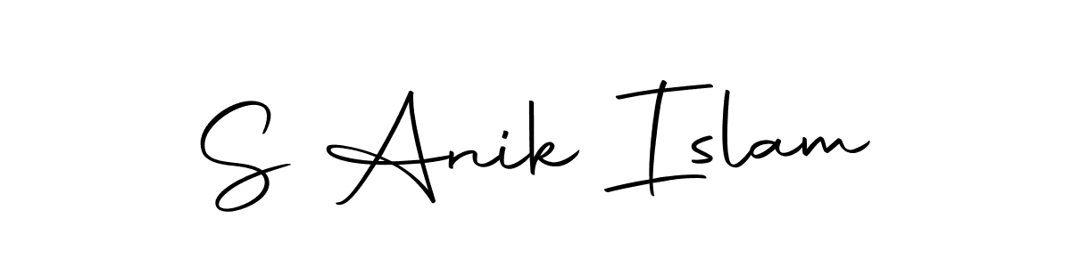 Make a short S Anik Islam signature style. Manage your documents anywhere anytime using Autography-DOLnW. Create and add eSignatures, submit forms, share and send files easily. S Anik Islam signature style 10 images and pictures png