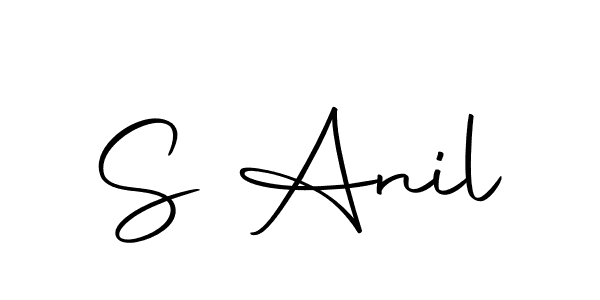 Design your own signature with our free online signature maker. With this signature software, you can create a handwritten (Autography-DOLnW) signature for name S Anil. S Anil signature style 10 images and pictures png