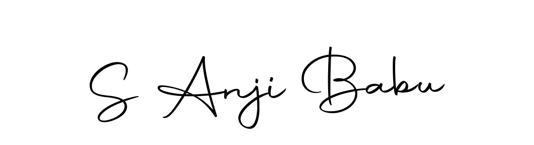 Make a beautiful signature design for name S Anji Babu. With this signature (Autography-DOLnW) style, you can create a handwritten signature for free. S Anji Babu signature style 10 images and pictures png